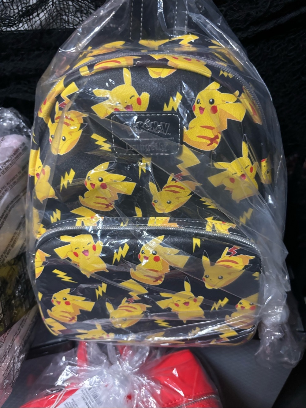 Loungefly Pokemon Pikachu All-Over Print Mini Backpack